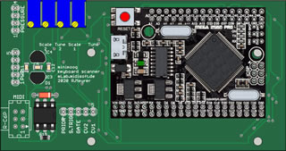 Minimoog Keyboard Processor FATAR micromatch 20 top