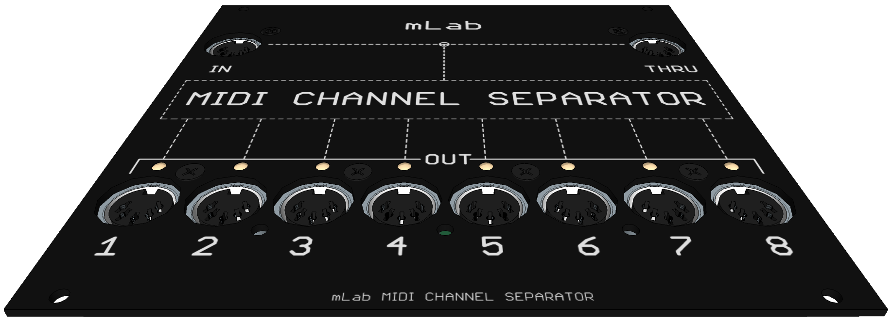 mLab MIDI Channel Splitter