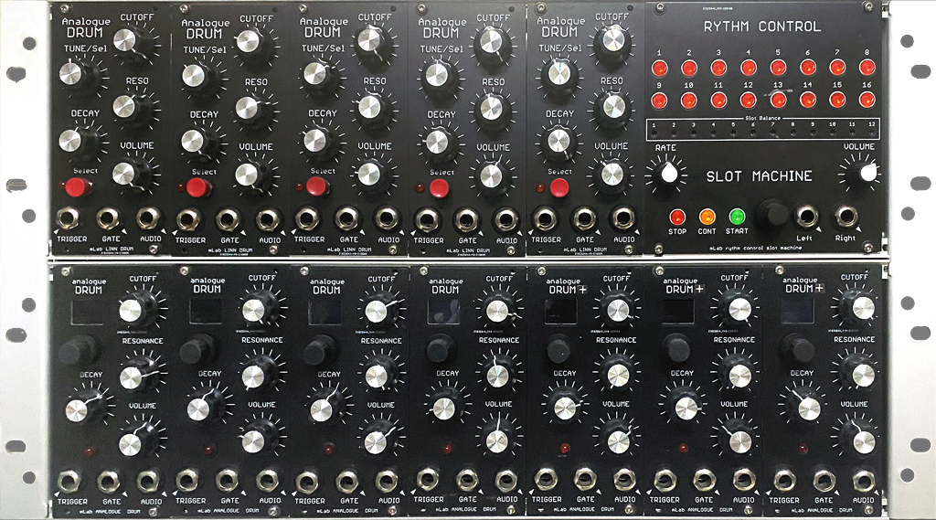 Slot Machine Analog Drum & Rythm Composer