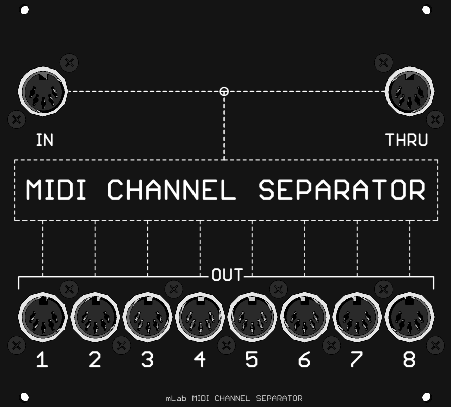 MIDI-Channel-Splitter